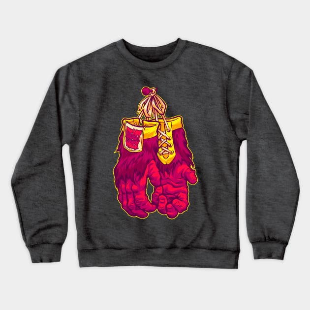 GORILLA GLOVES Crewneck Sweatshirt by beastpop